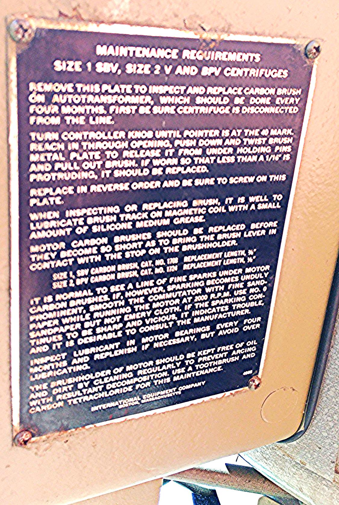 INTERNATIONAL IEC CENTRIFUGE SIZE 2 MODEL K REFURBISHED & ROTOR & TUBES WARRANTY