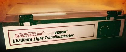 SPECTROLINE UV WHITE LIGHT BI-O-VISION TRANSILLUMINATOR TVD-1000R COMPLETE COVER