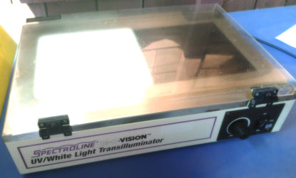 SPECTROLINE UV WHITE LIGHT BI-O-VISION TRANSILLUMINATOR TVD-1000R COMPLETE COVER