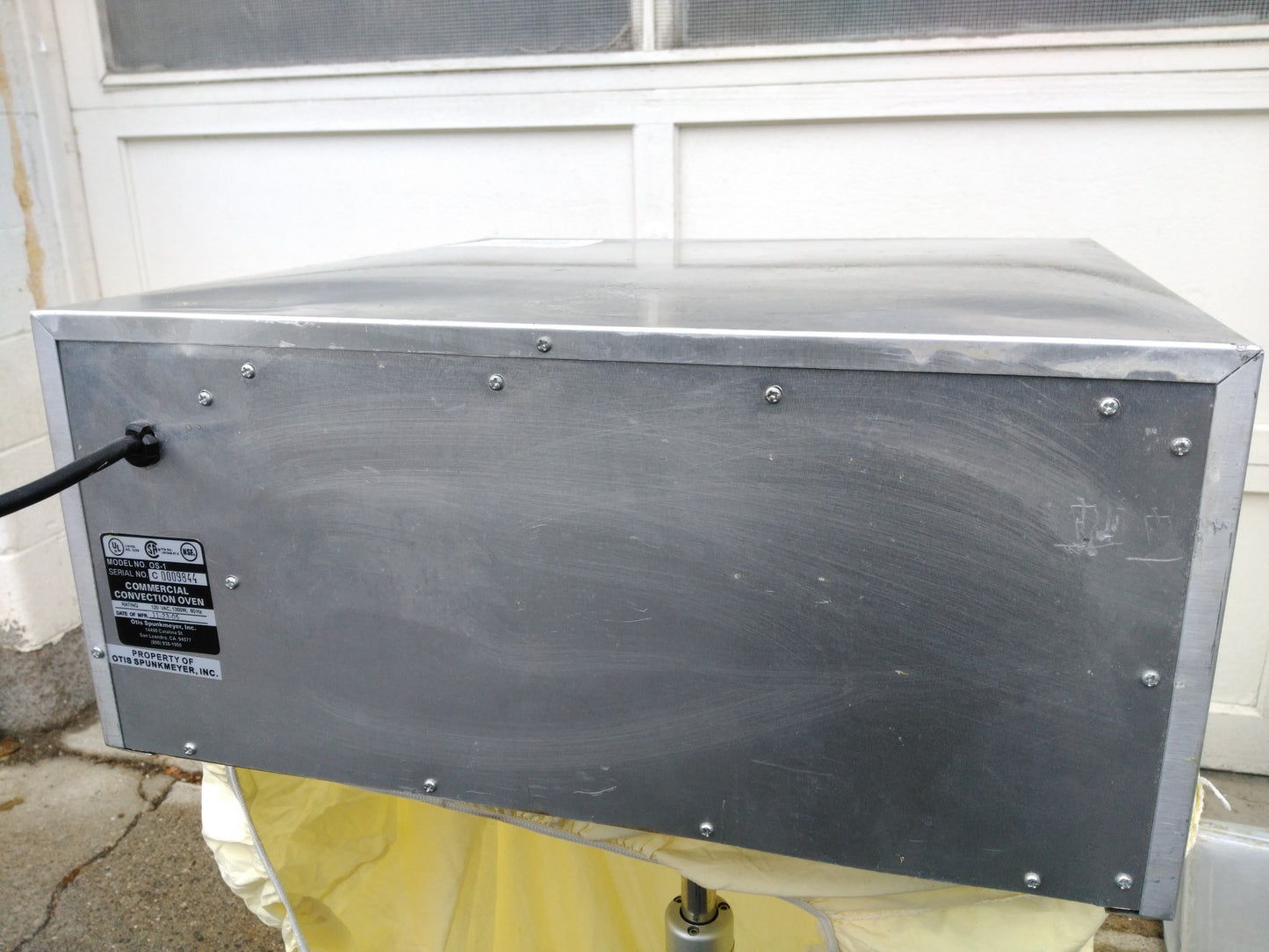 BOX OTIS SPUNKMEYER OS-1 Convection Cookie Oven