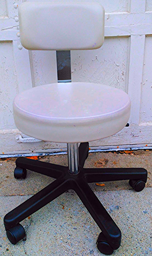 RITTER by MIDMARK EXAM CHAIR Adjustable Air Lift STOOL w/Backrest