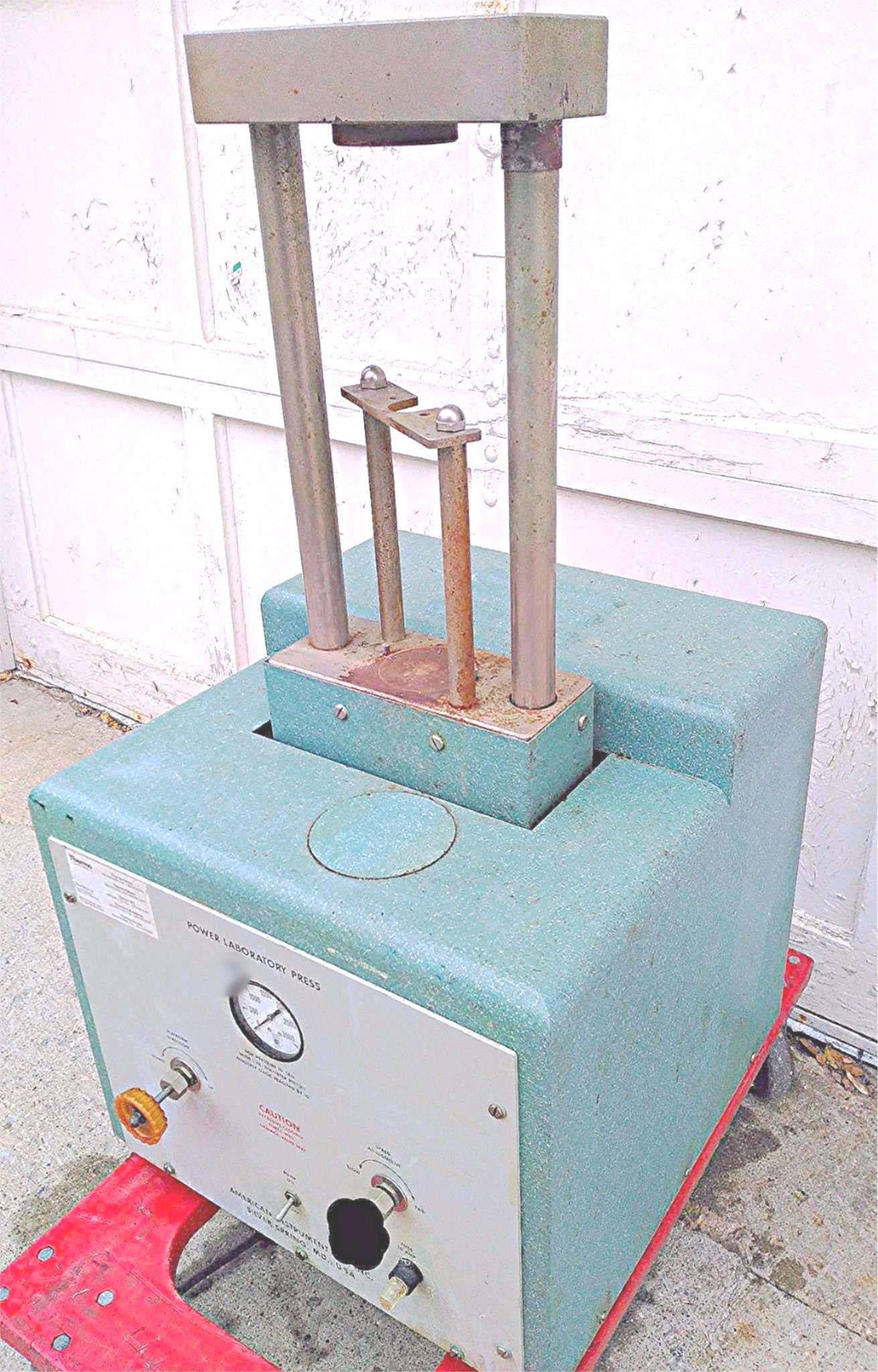 SLM AMINCO FRENCH PRESSURE CELL LABORATORY PRESS 3000psi Pressure WATCH VIDEO