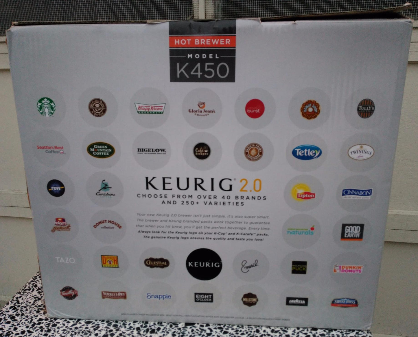 KEURIG 2.0 HOT MODEL MODEL K450 ** Brew Coffee at the Touch of a Button ** (W-1)