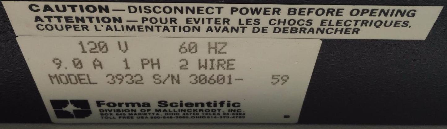 FORMA SCIENTIFIC 40 Cu.Ft. DIGITAL HIGH VOLUME LARGE CAPACITY INCUBATOR FREESHIP