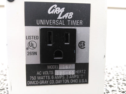 GRALLAB 167 UNIVERSAL LAB INTERVAL TIMER DARKROOM