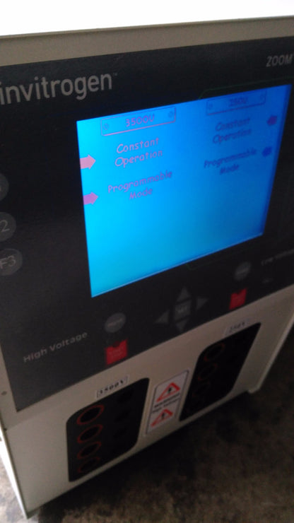 INVITROGEN ZOOM ELECTROPHORESIS 250V - 3500V DUAL POWER ZP10001