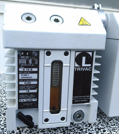 TRIVAC LEYBOLD AF16 - 25D VACUUM oil-sealed PUMP 16 B Exhaust filter AF 16-25