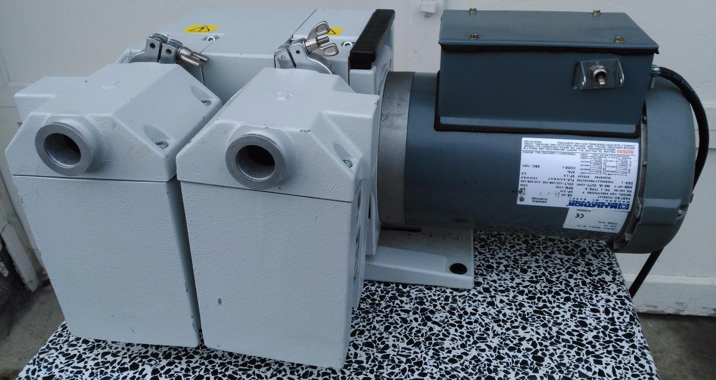 TRIVAC LEYBOLD AF16 - 25D VACUUM oil-sealed PUMP 16 B Exhaust filter AF 16-25