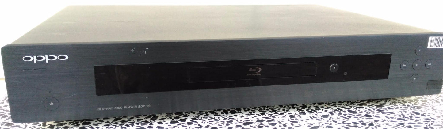 OPPO BLU-RAY DISC PLAYER BDP-93 PERFECT WORKING CONDITION NO RESERVE