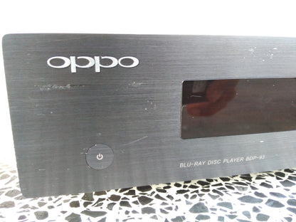 OPPO BLU-RAY DISC PLAYER BDP-93 PERFECT WORKING CONDITION NO RESERVE