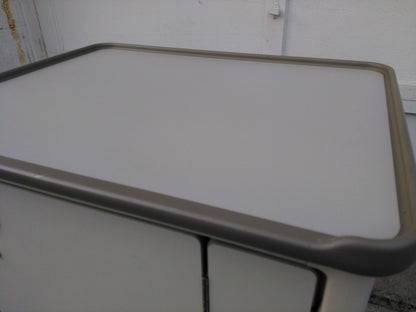 HERMAN MILLER MEDICAL LAB CART LOCK ON WHEELS SEALED DOOR Hospital Veterinary