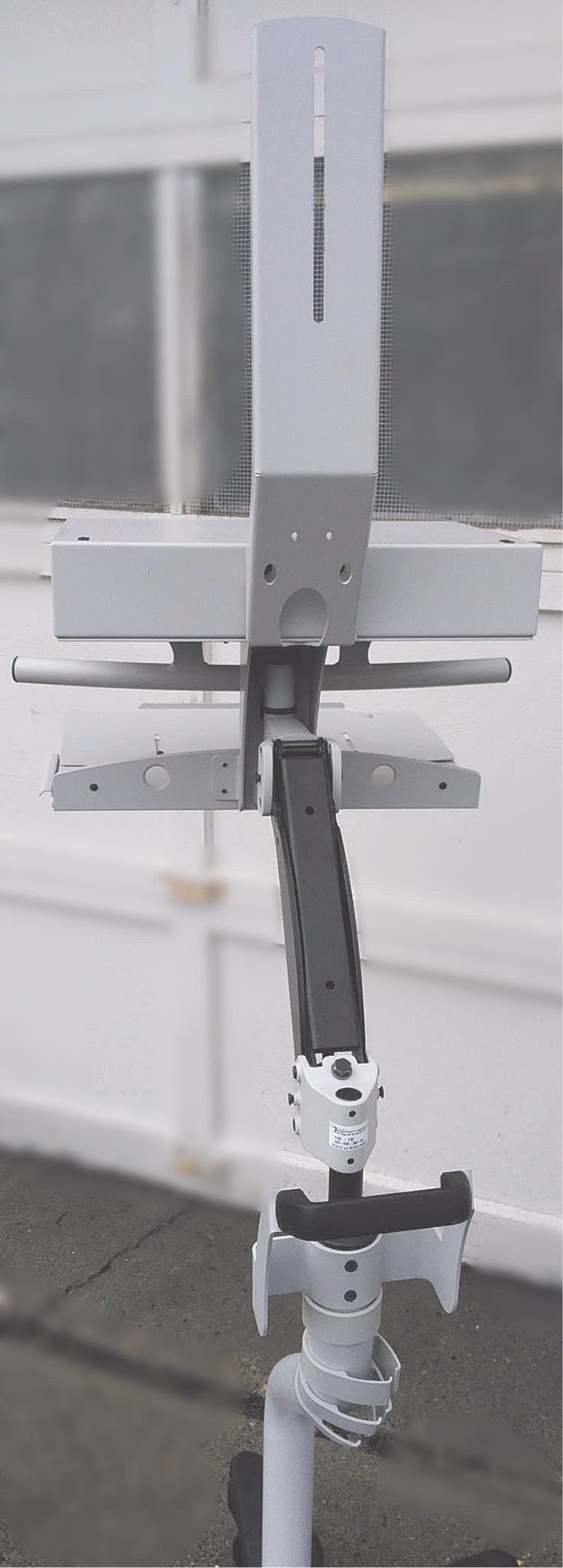 ERGOTRON ERGONOMIC ROLLING STAND UP MOBILE MEDICAL WORKSTATION LCD CART FREESHIP