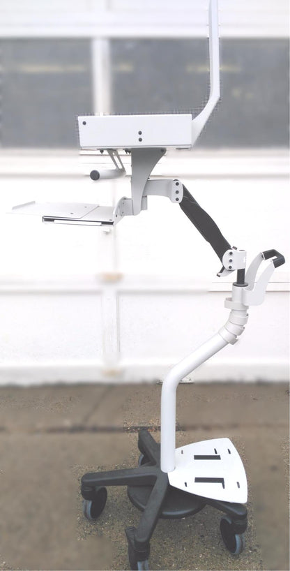 ERGOTRON ERGONOMIC ROLLING STAND UP MOBILE MEDICAL WORKSTATION LCD CART FREESHIP