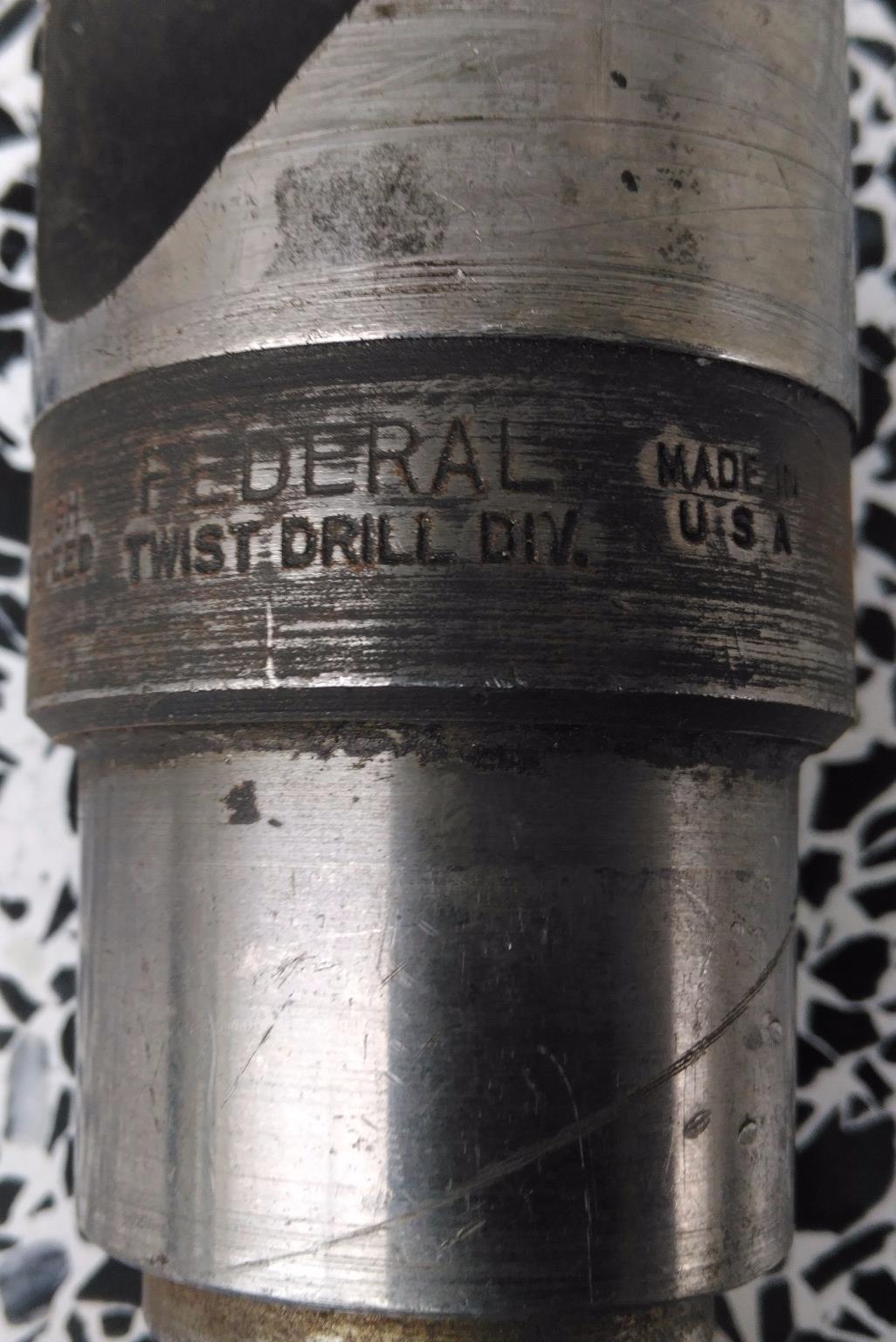 FEDERAL HIGH SPEED 2" 1/16' TWIST DRILL STRAIGHT SHANK