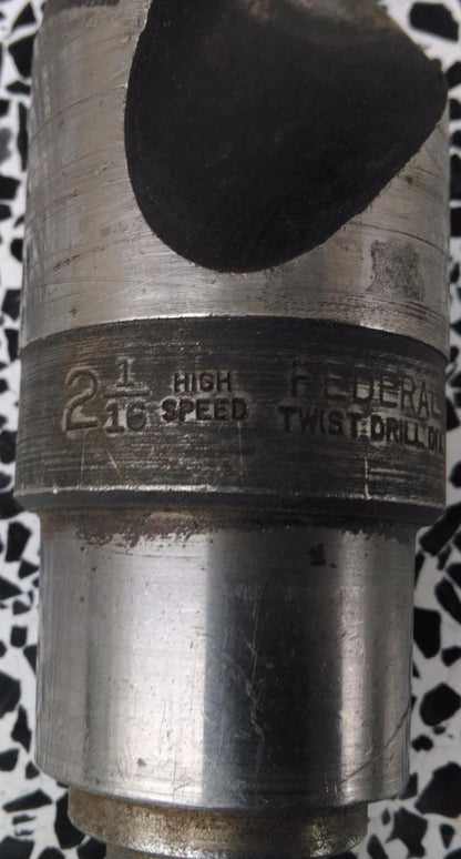 FEDERAL HIGH SPEED 2" 1/16' TWIST DRILL STRAIGHT SHANK