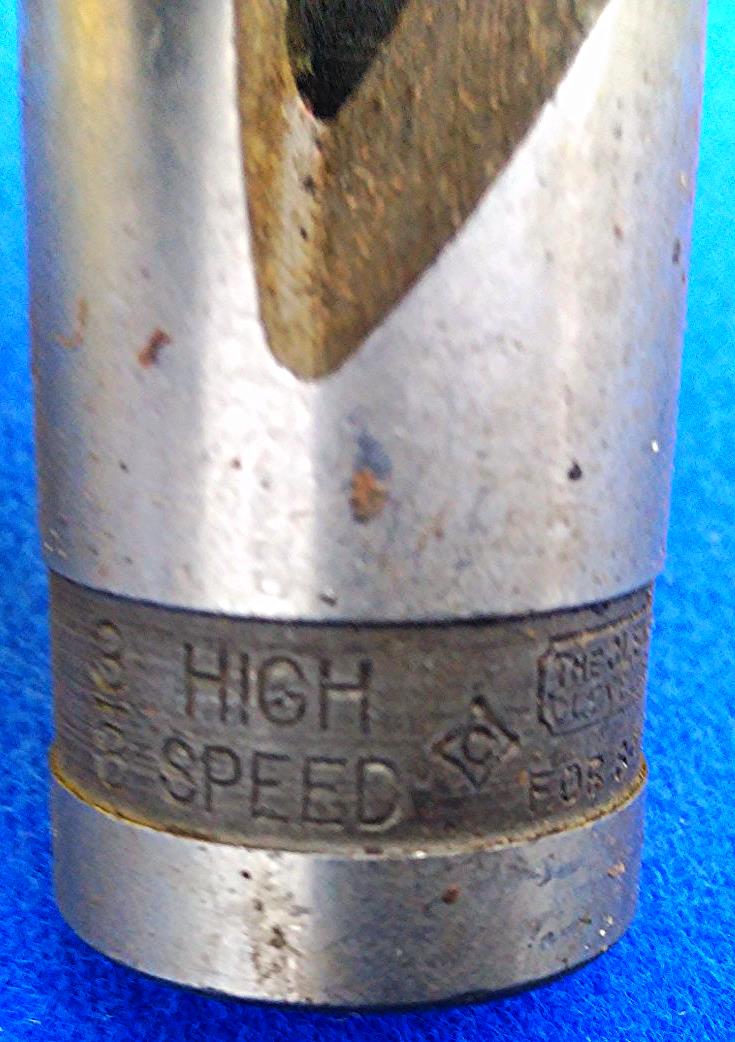 THE CLEVELAND T D Co. TWIST HOLLOW MILL 3/8 HIGH SPEED FOR STEEL