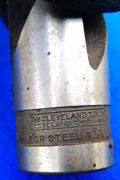 THE CLEVELAND T D Co. TWIST HOLLOW MILL 3/8 HIGH SPEED FOR STEEL