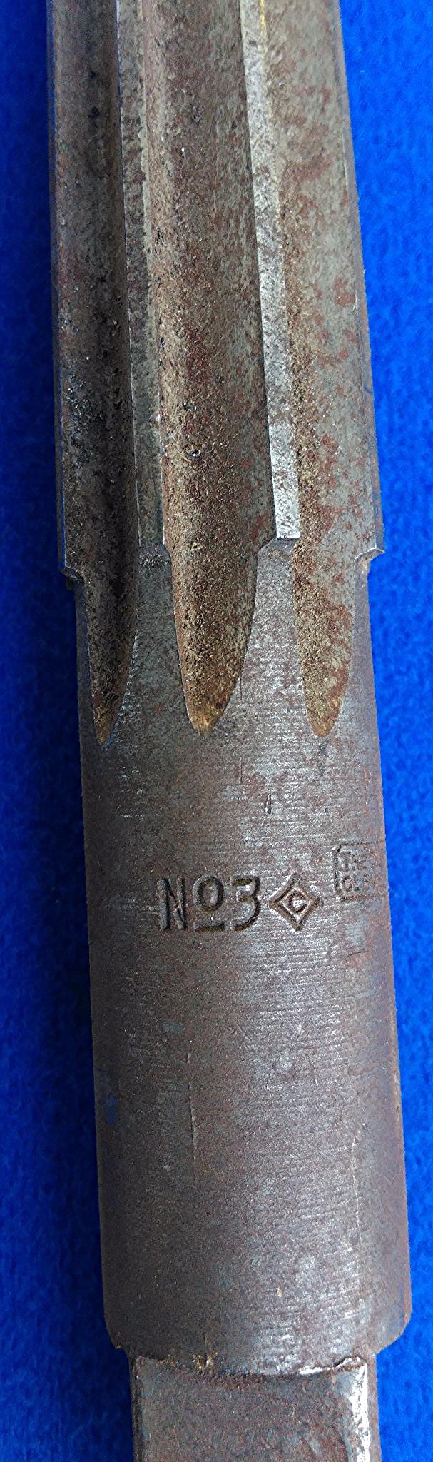 Set of 7 MORSE TWIST TAPERED TAPER HAND REAMER NUMBER 3 ; 4 ; 10 ; 6