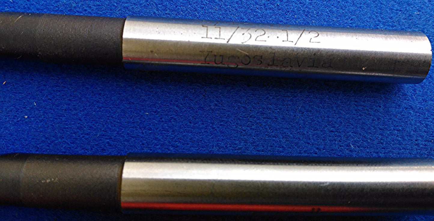 Pair of J & L INDUSTRIAL 11/32 1/2 TAPER Pilot Cap Screw Counterbore