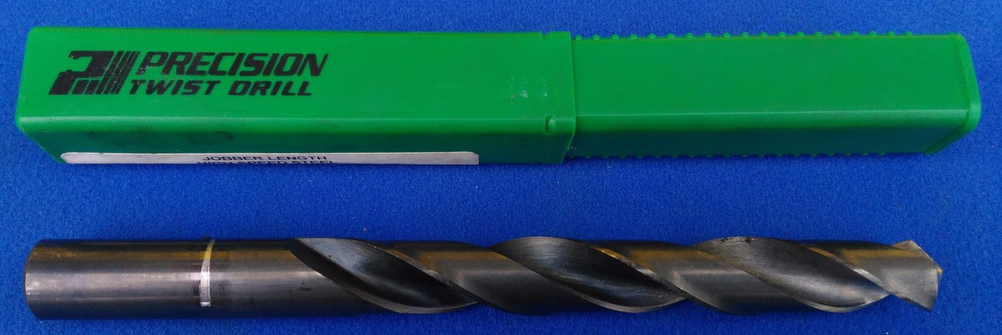 21/32 PRECISION TWIST DRILL JOBBER LENGTH HIGH SPEED STEEL