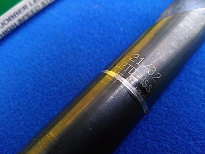 21/32 PRECISION TWIST DRILL JOBBER LENGTH HIGH SPEED STEEL