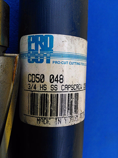 PRO-CUT 3/4 Screw Size–8 Straight Shank Capscrew Counterbore 13/16 x 1. 3/16
