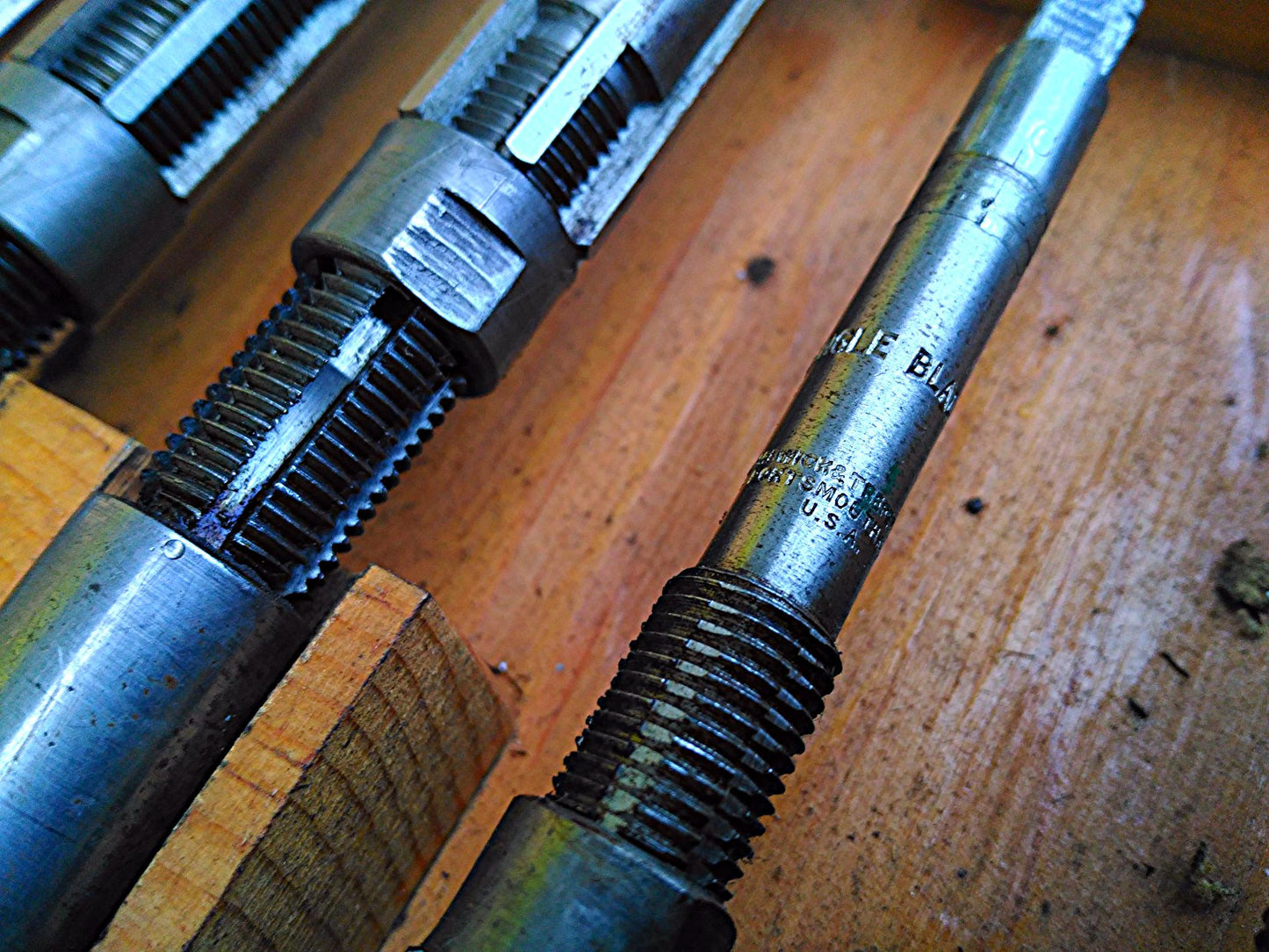 SET OF 8 CHADWICK & TREFETHEN CRITCHLEY ANGLE BLADES REAMER REAMERS Size: A to H