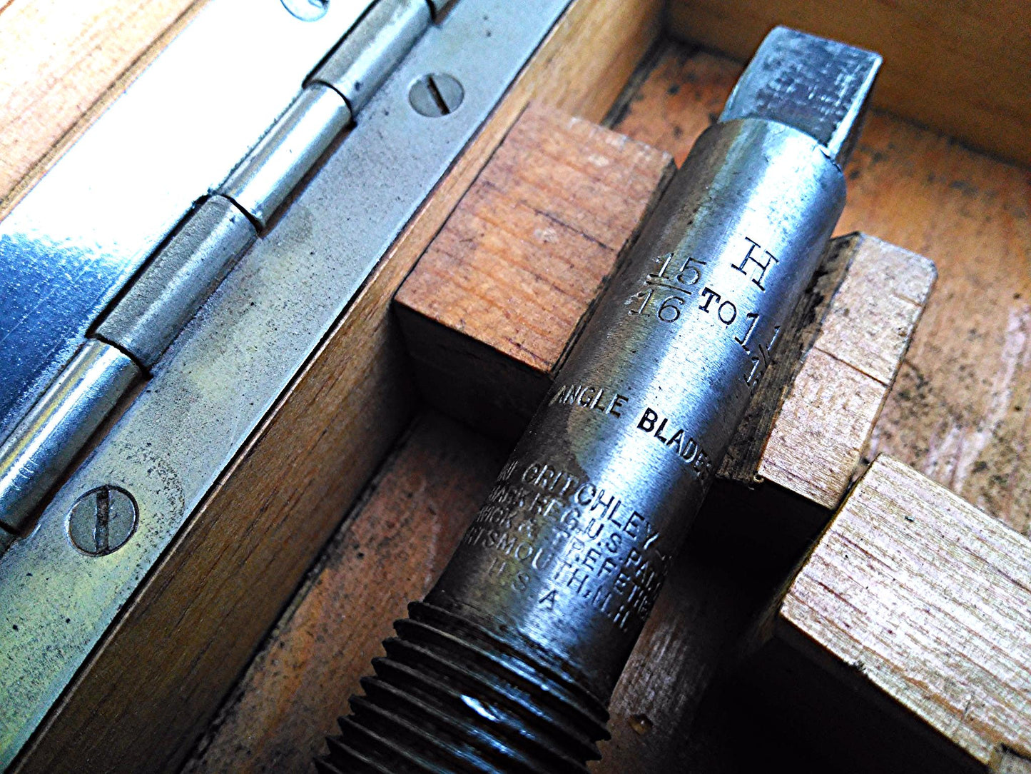 SET OF 8 CHADWICK & TREFETHEN CRITCHLEY ANGLE BLADES REAMER REAMERS Size: A to H