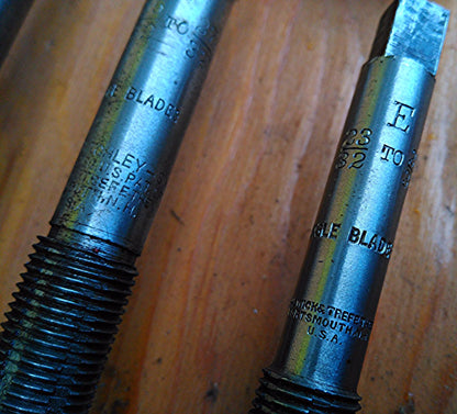 SET OF 8 CHADWICK & TREFETHEN CRITCHLEY ANGLE BLADES REAMER REAMERS Size: A to H