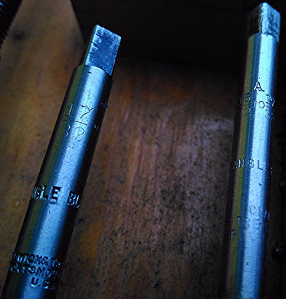 SET OF 8 CHADWICK & TREFETHEN CRITCHLEY ANGLE BLADES REAMER REAMERS Size: A to H