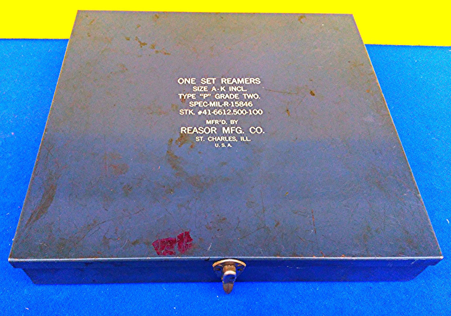 SET 9 REASOR ADJUSTABLE REAMER TYPE " P " GRADE TWO SPEC MIL R 15846