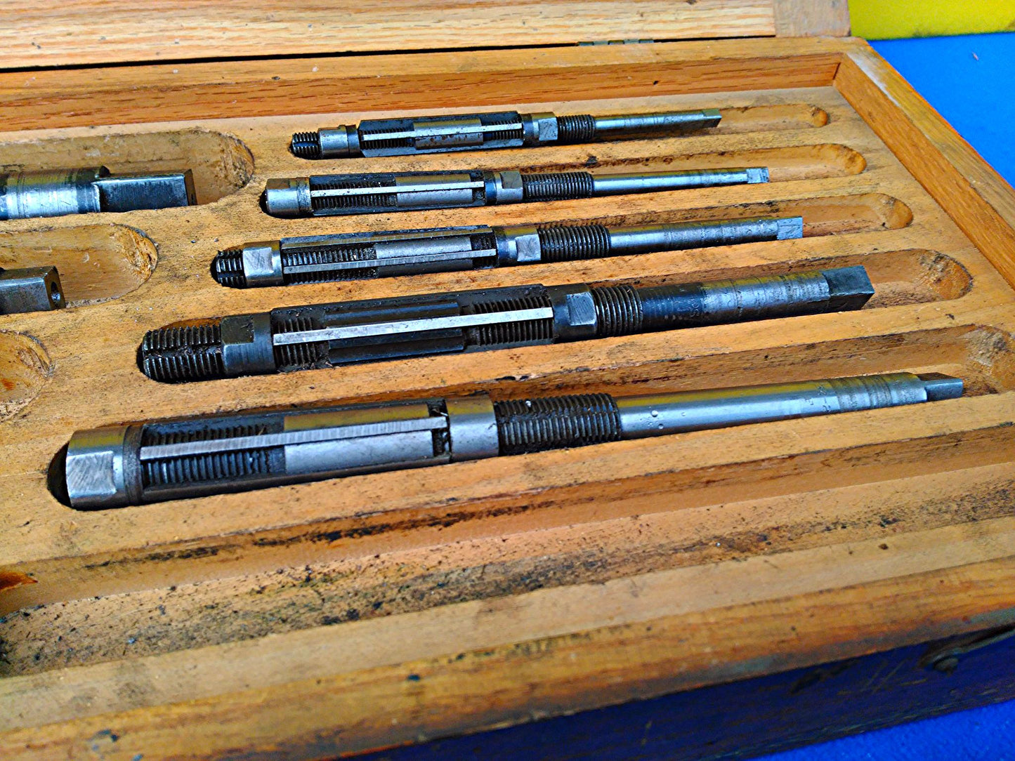 BEARD NEW TYPE ADJUSTABLE SET OF REAMER REAMERS A to K one is missing