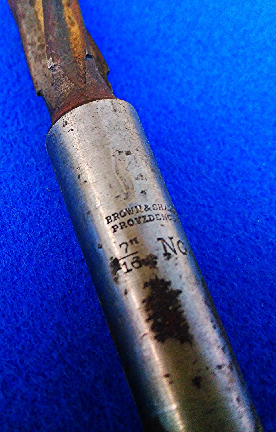 BROWN & SHARPE 7"/16 NO 5.L MILL BORE DRILL TAPER