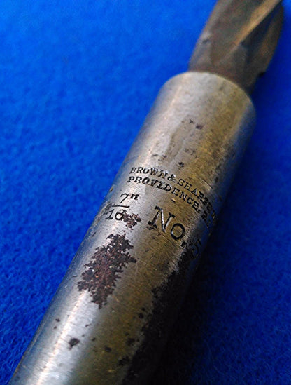BROWN & SHARPE 7"/16 NO 5.L MILL BORE DRILL TAPER