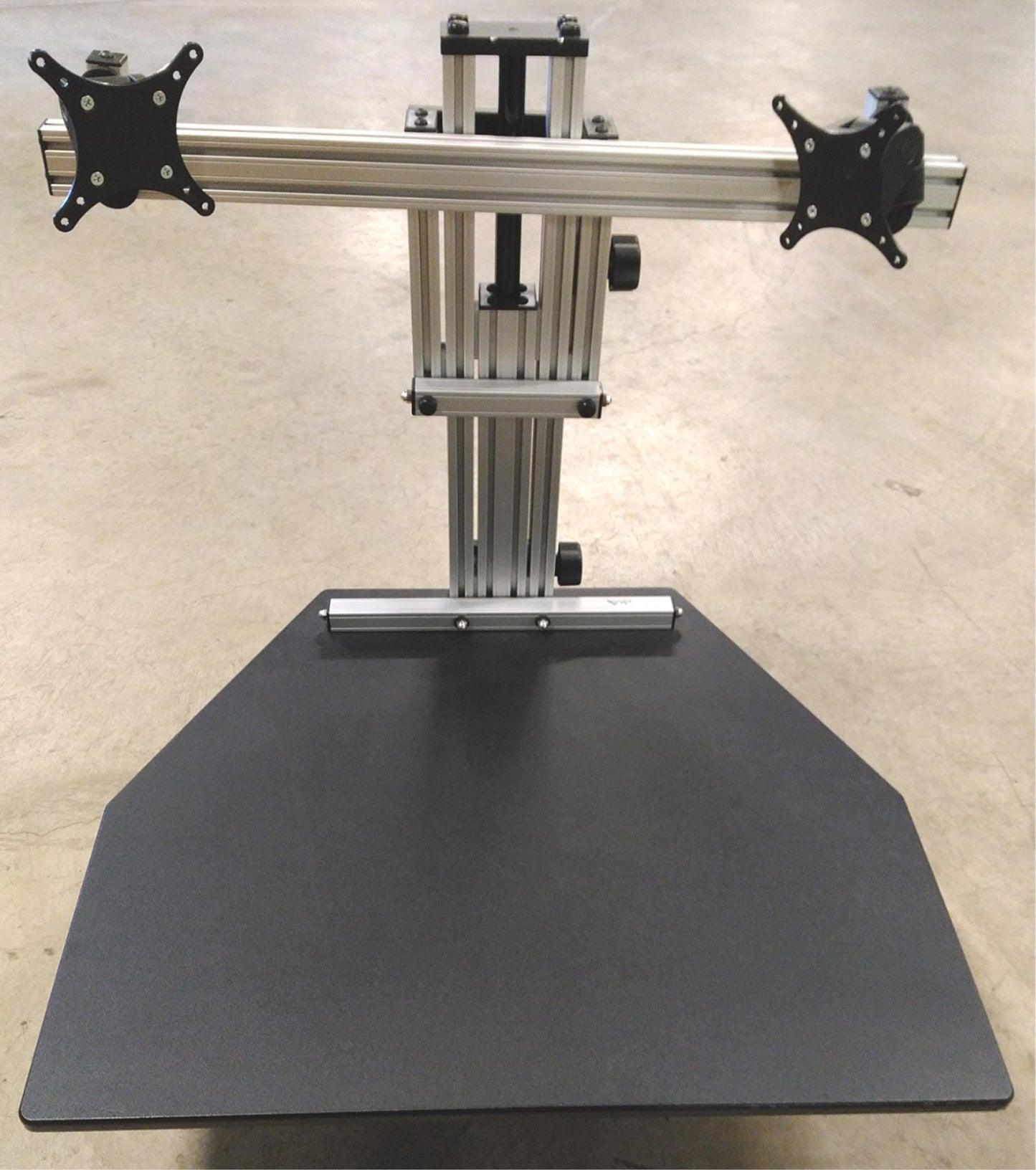 ERGO DESKTOP DUAL MONITOR DISPLAY HIGH ADJUSTABLE DESK KANGAROO ELITE FREE SHIP