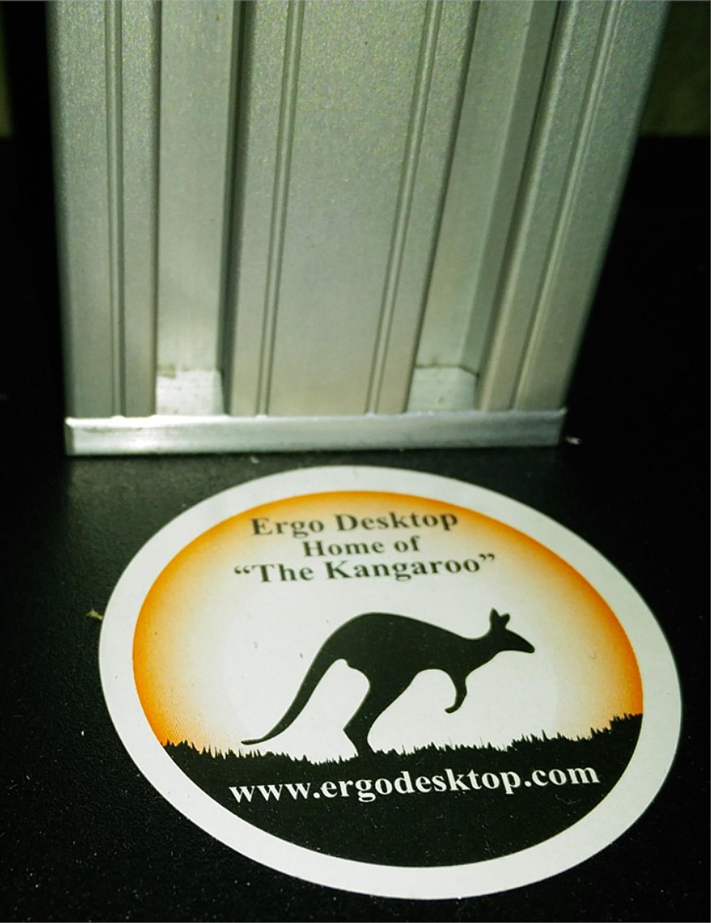 ERGO DESKTOP DUAL MONITOR DISPLAY HIGH ADJUSTABLE DESK KANGAROO ELITE FREE SHIP