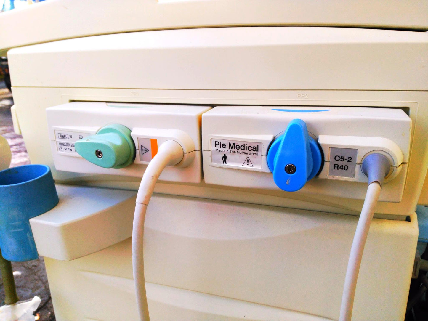 PICUS CRII ESAOTE PIE MED 410670 ULTRASOUND C5-2 R40 & LA523 PROBE SONY UP-895MD