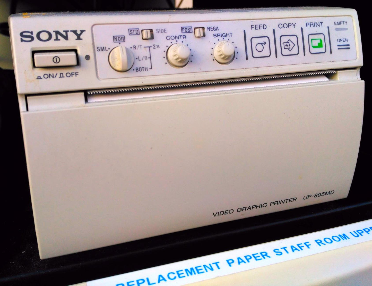 PICUS CRII ESAOTE PIE MED 410670 ULTRASOUND C5-2 R40 & LA523 PROBE SONY UP-895MD