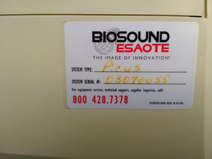 PICUS CRII ESAOTE PIE MED 410670 ULTRASOUND C5-2 R40 & LA523 PROBE SONY UP-895MD