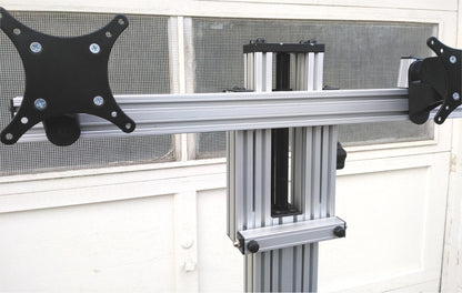 ERGO DESKTOP DUAL MONITOR DISPLAY HIGH ADJUSTABLE DESK KANGAROO ELITE FREE SHIP