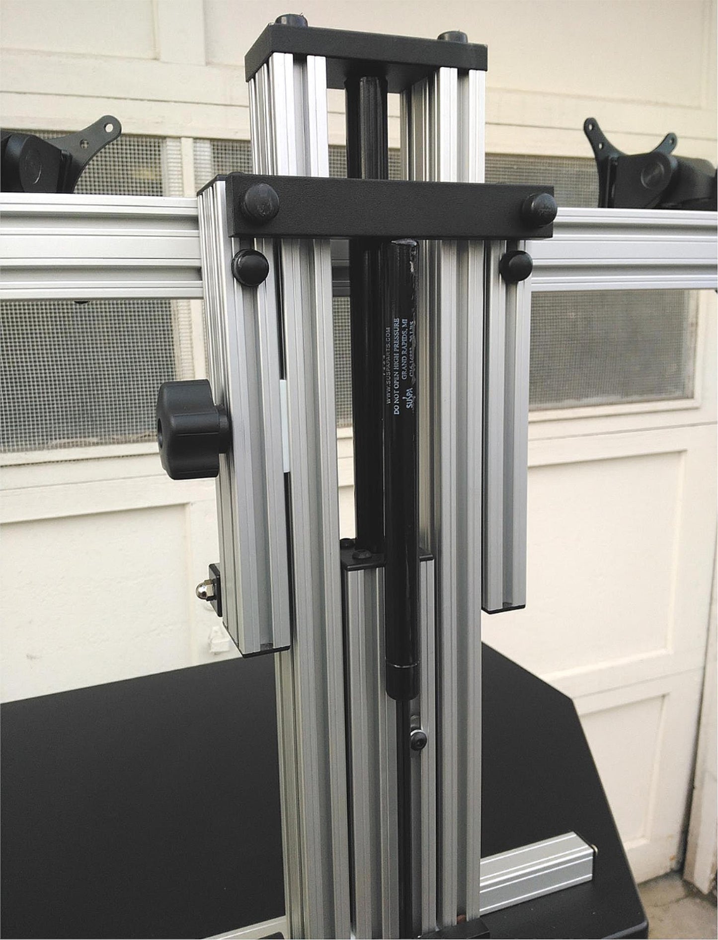 ERGO DESKTOP DUAL MONITOR DISPLAY HIGH ADJUSTABLE DESK KANGAROO ELITE FREE SHIP