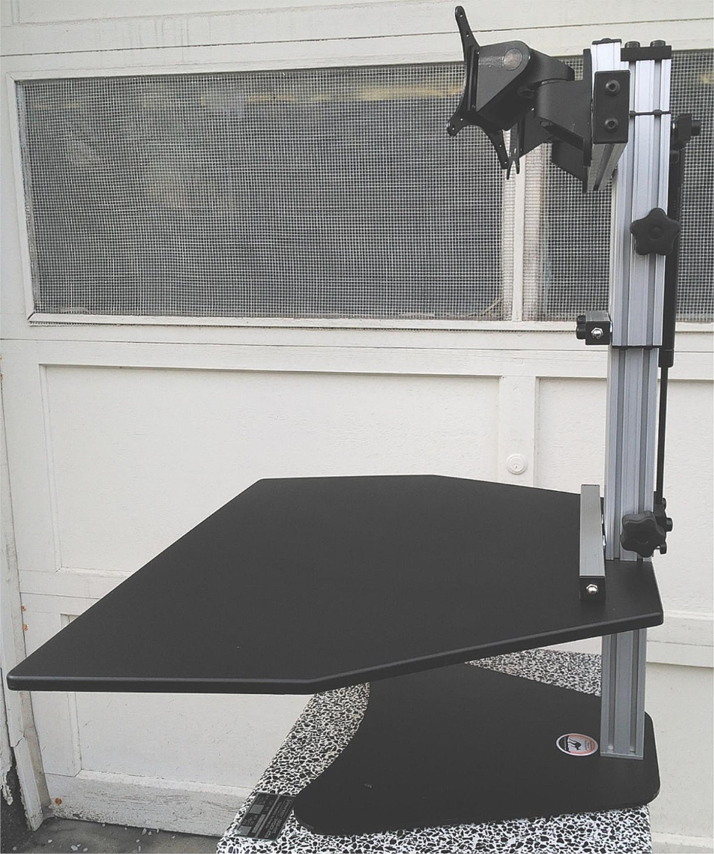 ERGO DESKTOP DUAL MONITOR DISPLAY HIGH ADJUSTABLE DESK KANGAROO ELITE FREE SHIP