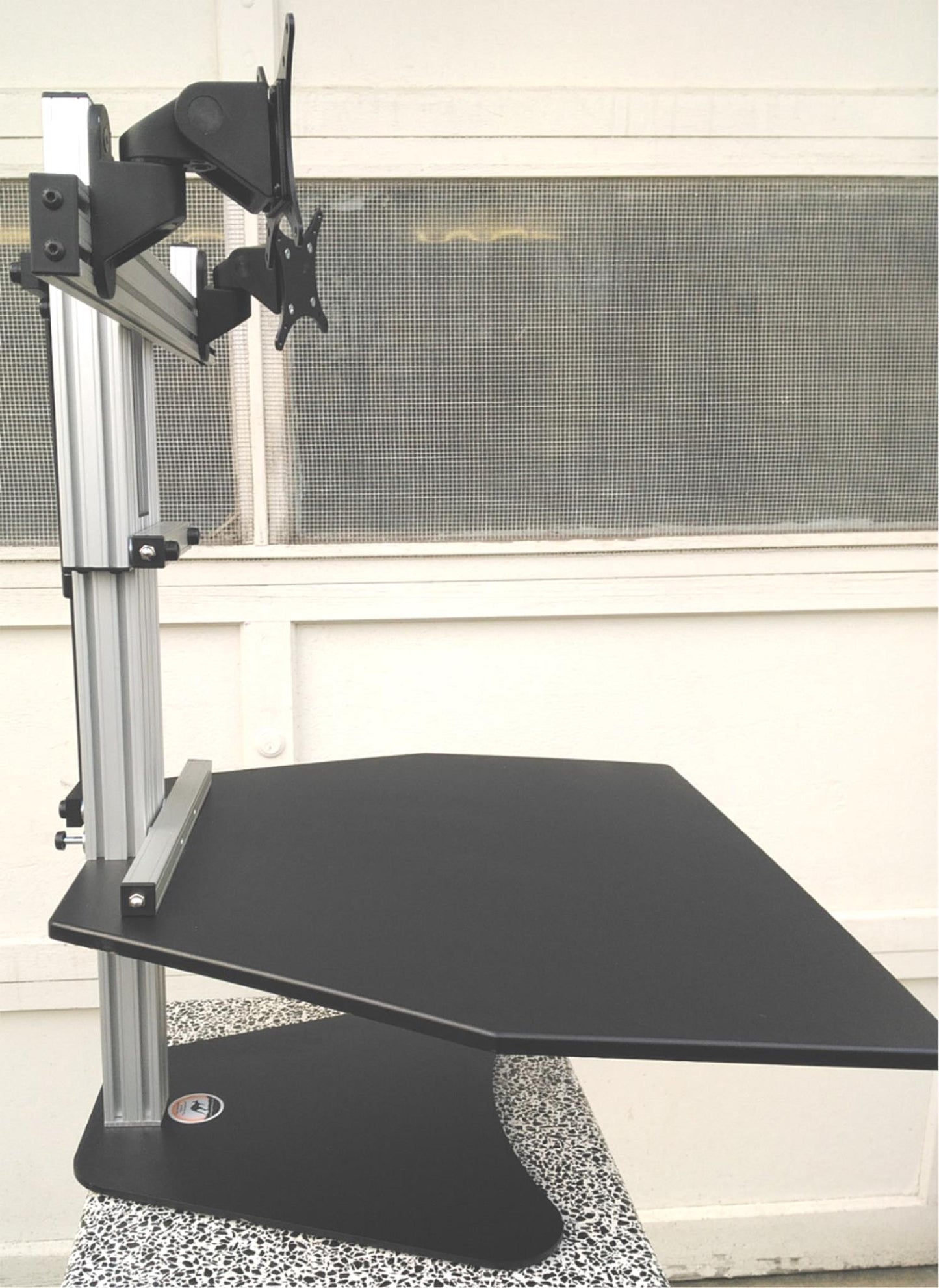 ERGO DESKTOP DUAL MONITOR DISPLAY HIGH ADJUSTABLE DESK KANGAROO ELITE FREE SHIP