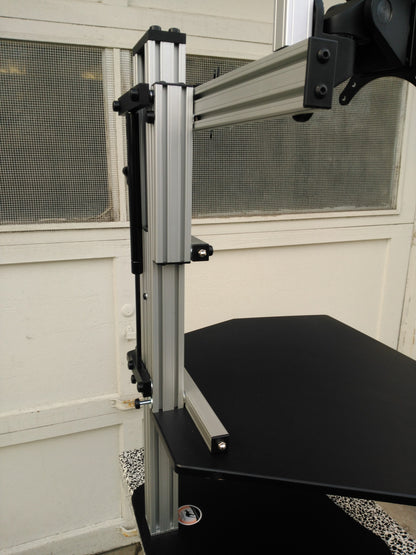 ERGO DESKTOP DUAL MONITOR DISPLAY HIGH ADJUSTABLE DESK KANGAROO ELITE FREE SHIP