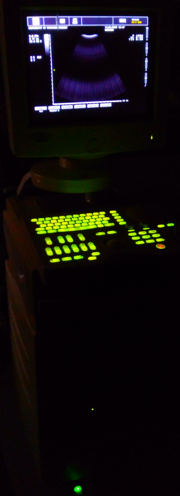 PICUS CRII ESAOTE PIE MED 410670 ULTRASOUND C5-2 R40 & LA523 PROBE SONY UP-895MD