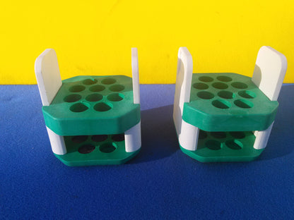 LOT OF 2 SWING BUCKETS WITH INSERT S FOR BECKMAN TJ-6 CENTRIFUGE ROTOR