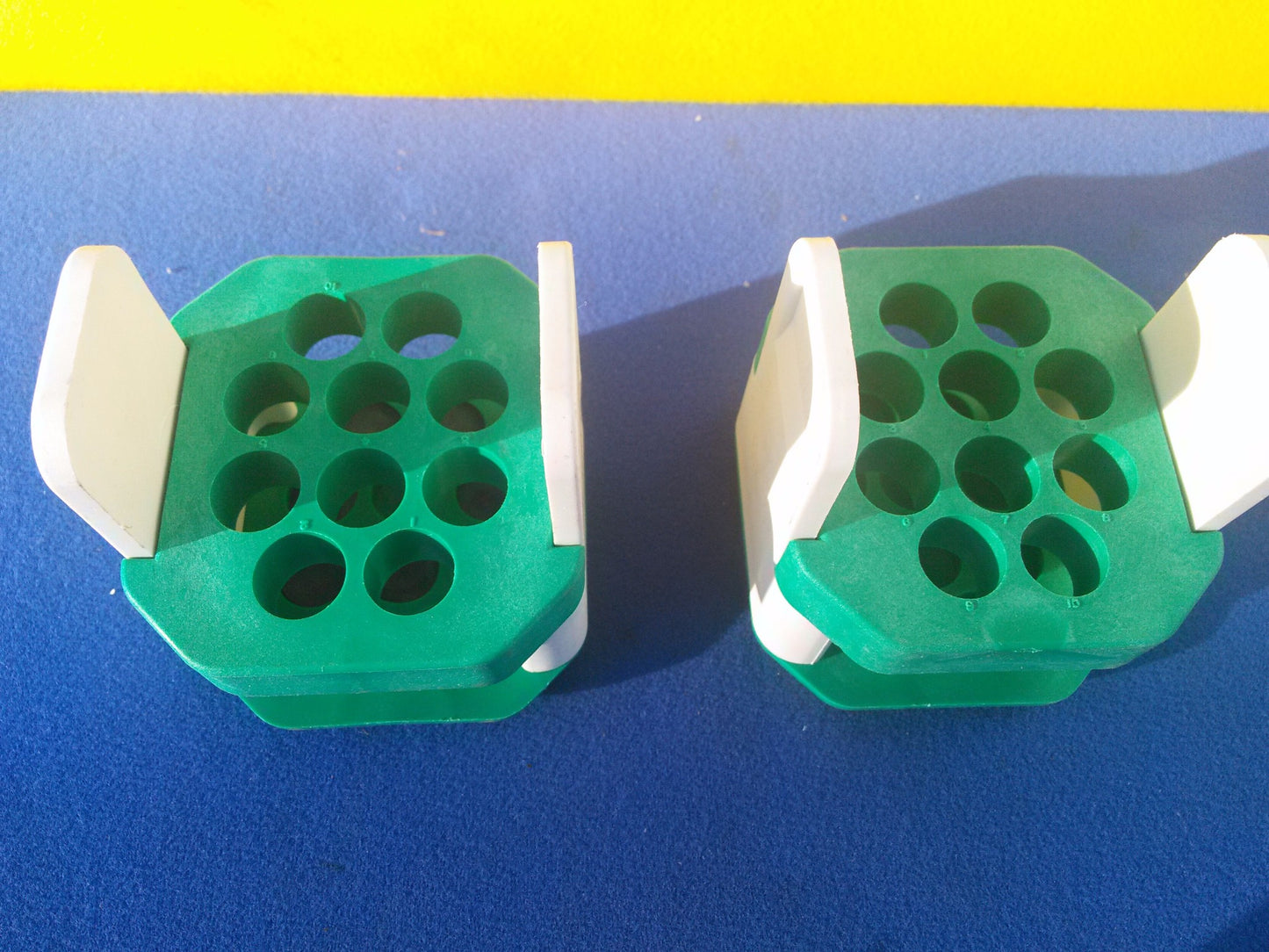 LOT OF 2 SWING BUCKETS WITH INSERT S FOR BECKMAN TJ-6 CENTRIFUGE ROTOR