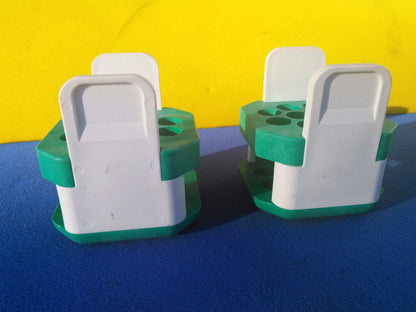 LOT OF 2 SWING BUCKETS WITH INSERT S FOR BECKMAN TJ-6 CENTRIFUGE ROTOR