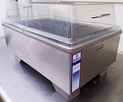 SYSCO COUNTERTOP MERCHANDISER VOLLRATH HEAT N SERVE 72020 with COVER GABLE