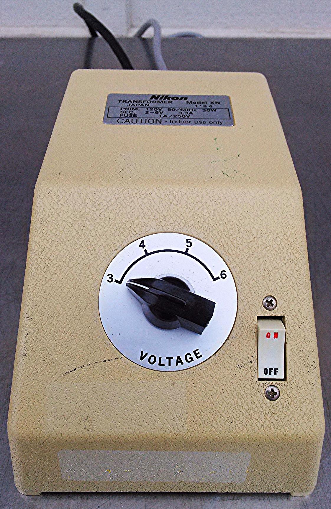 NIKON MODEL XN MICROSCOPE TRANSFORMER MODEL SMZ-U